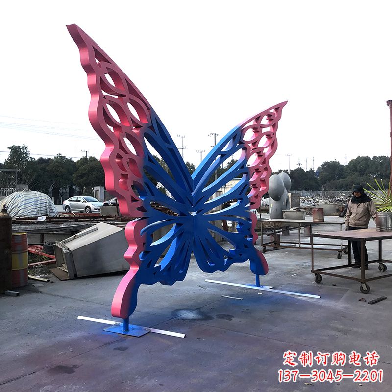 甘肃不锈钢蝴蝶雕塑