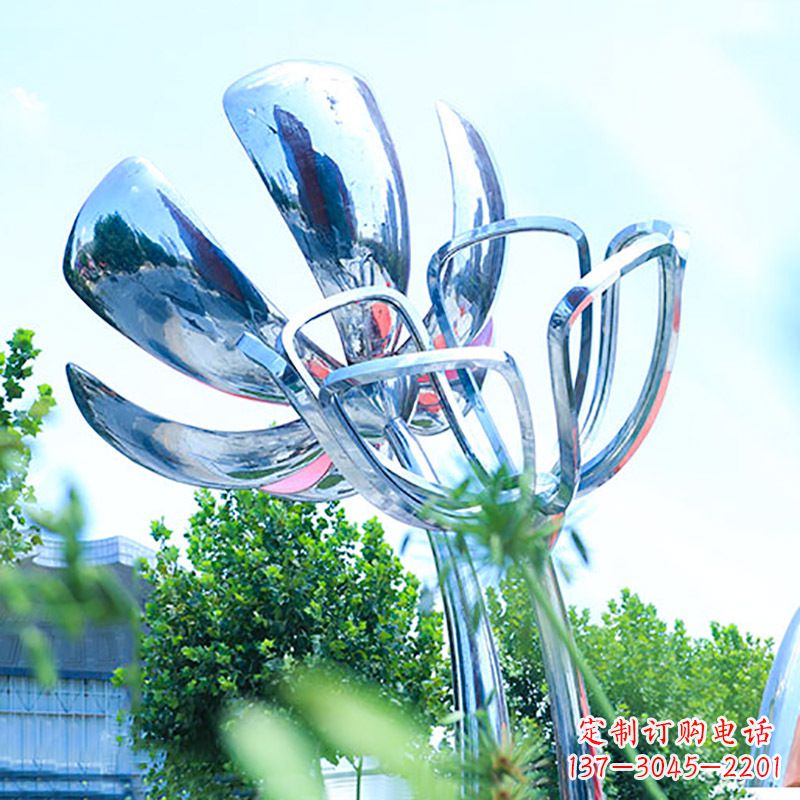 甘肃精美不锈钢玫瑰雕塑