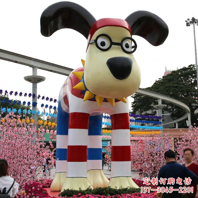 甘肃大型动物雕塑-增添商场广场景观美陈