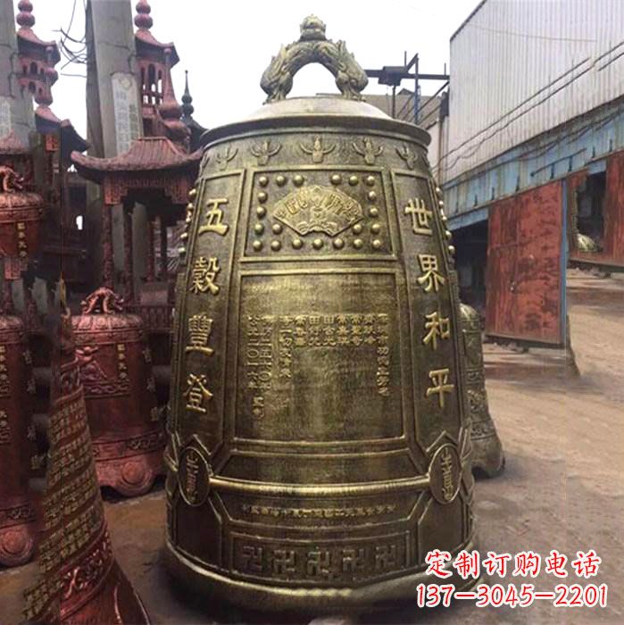 甘肃大型祈福铜钟