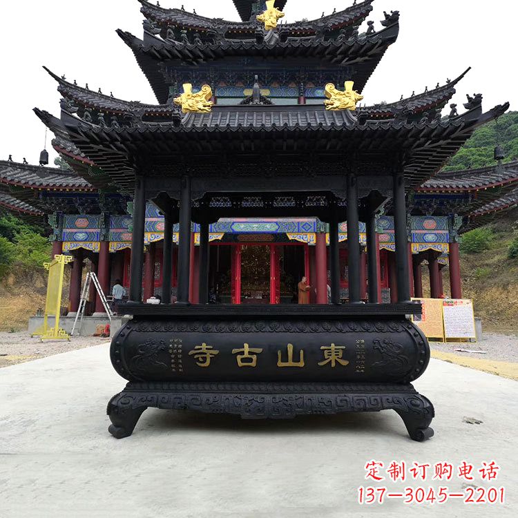 甘肃大型寺庙香炉雕塑