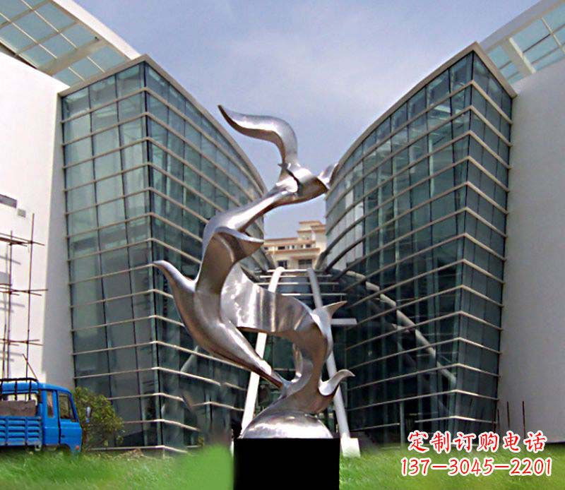 甘肃大雁不锈钢雕塑