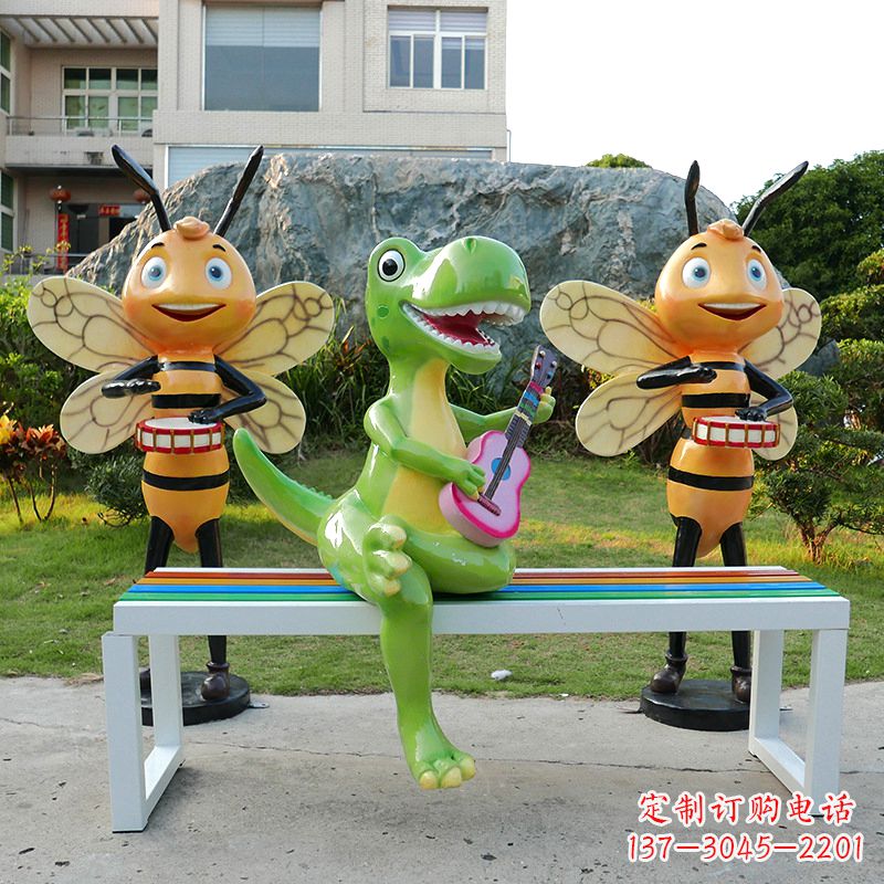 甘肃吉他恐龙雕塑