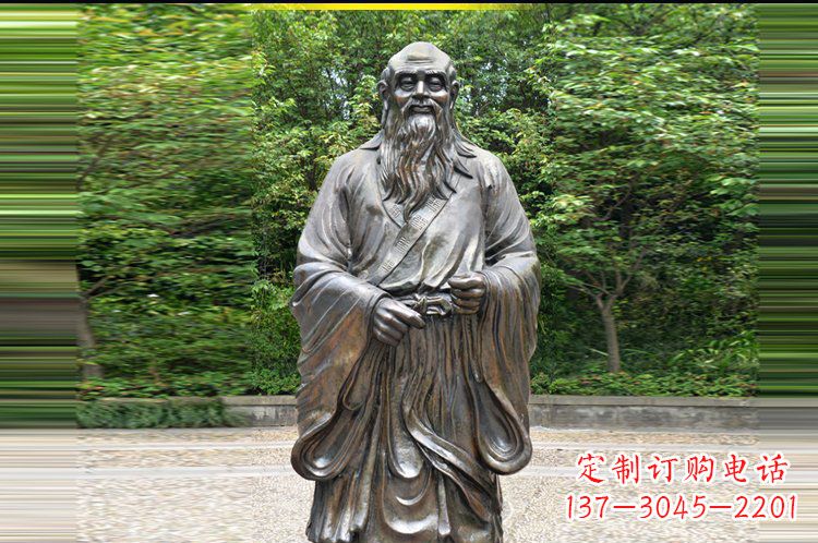 甘肃中领雕塑 | 仿老子雕塑,结合东方道家思想