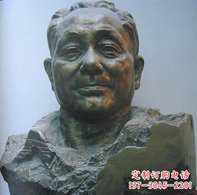 甘肃邓小平名人胸像铜雕