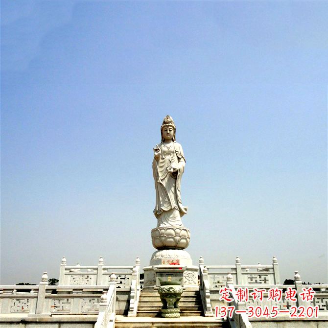 甘肃观音大型石雕景观雕塑