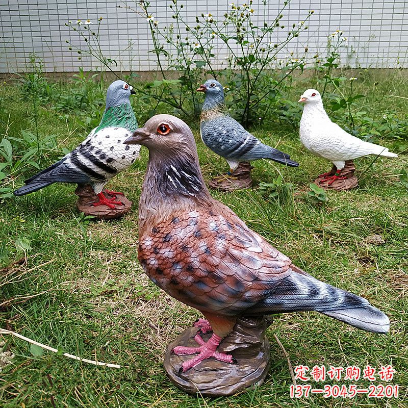 甘肃雕塑和平鸽图片