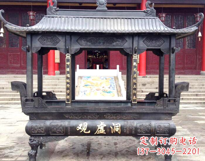 甘肃精美香炉雕塑定制