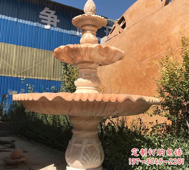 甘肃跌水盆喷泉石雕