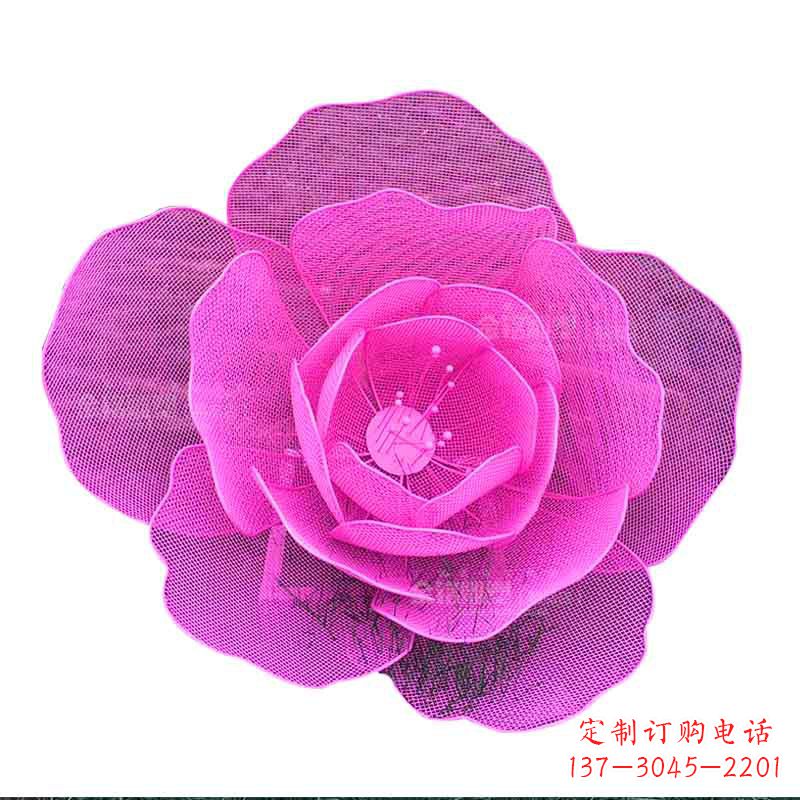 甘肃精美玫瑰金属雕塑