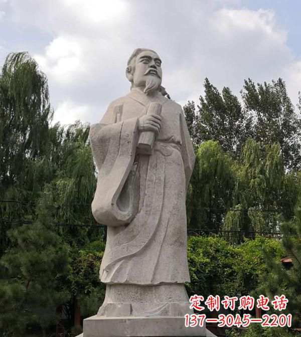 甘肃中国古代历史名人雕塑