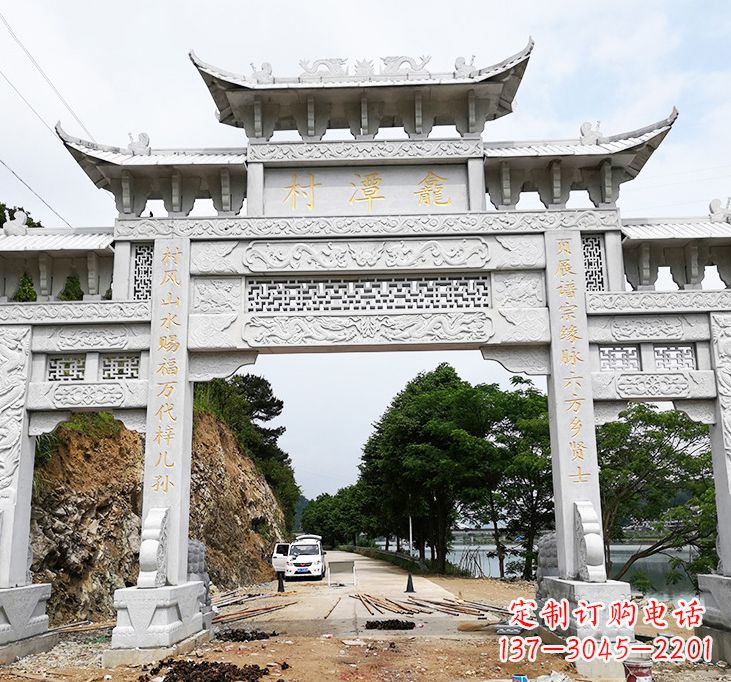 甘肃东夏侯石牌坊雕塑专业的定制雕塑制作商