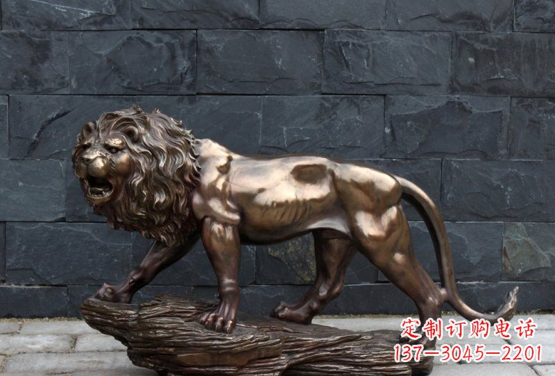 甘肃动物铜雕狮子