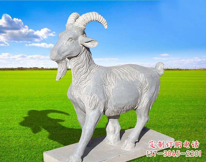 甘肃中领雕塑以动物形态展现的艺术石雕