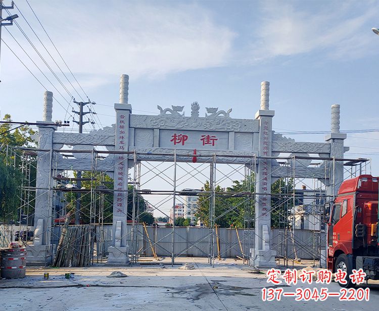 甘肃牌坊铜锻雕塑,让您的空间绽放光彩