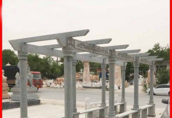 甘肃大理石公园石雕长廊高端定制雕塑