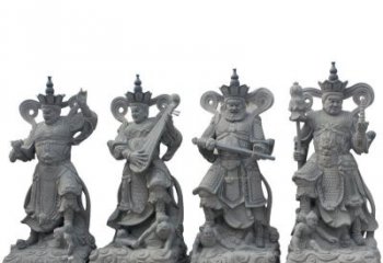 甘肃四大天王大理石雕塑
