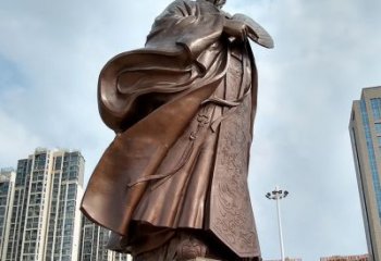 甘肃珍贵的雕塑艺术--诸葛亮卧龙先生