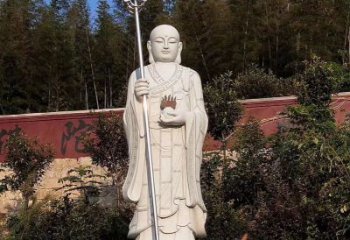 甘肃地藏王佛像石雕户外摆件广场景观雕塑