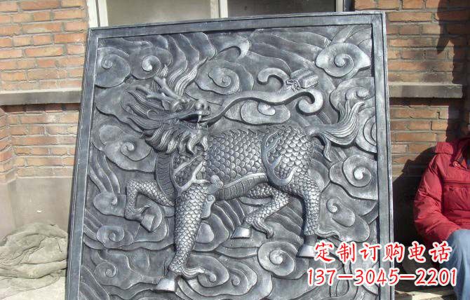 甘肃雕塑·锻铜古典麒麟