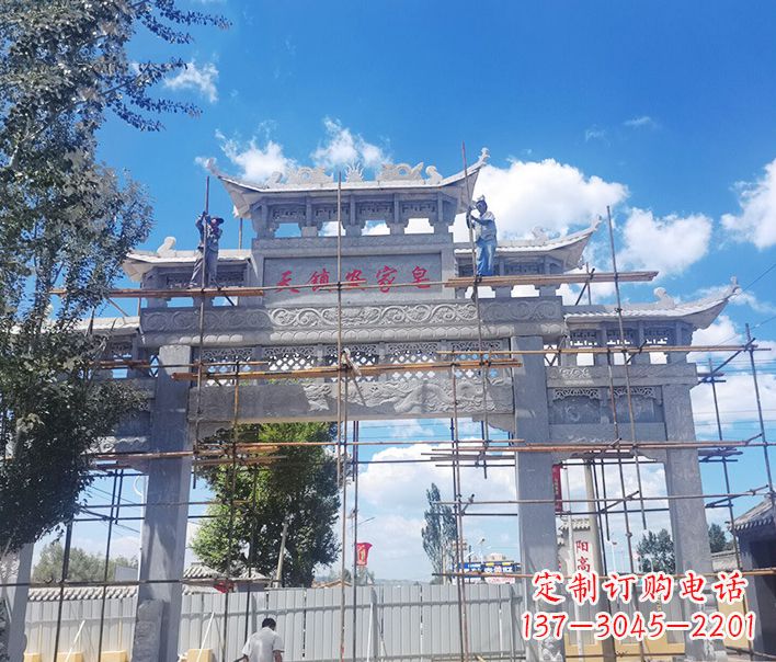 甘肃牌坊雕塑品质精湛、精致耐看