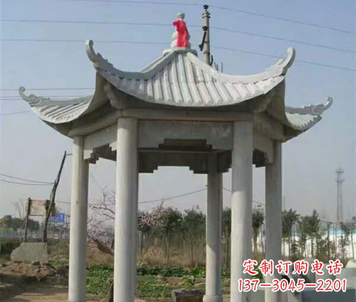 甘肃典雅的仿古凉亭石雕