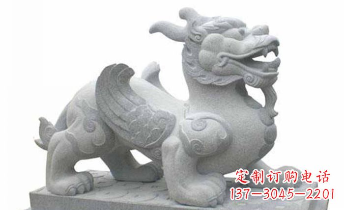 甘肃古老貔貅雕塑,带您重拾传统神兽石雕之美