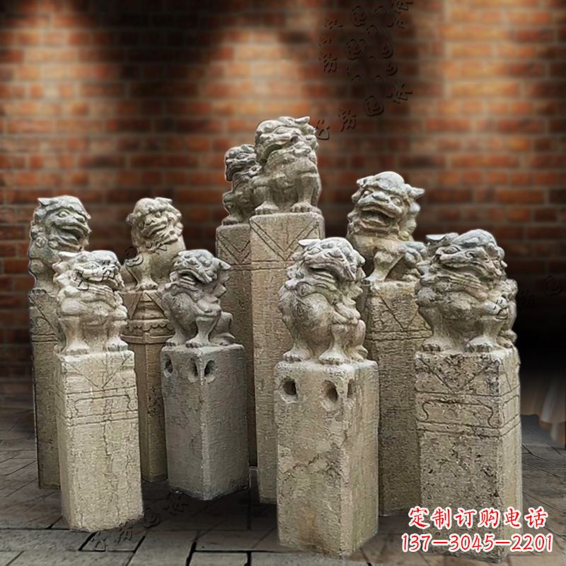甘肃仿古栓马雕塑