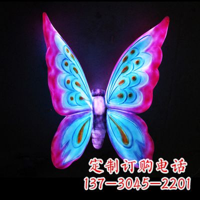 甘肃完美粉色蝴蝶雕塑