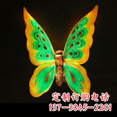 甘肃闪耀蝴蝶,精致灯光雕塑