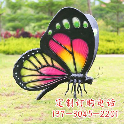 甘肃仿真蝴蝶_品红色款405x78x110