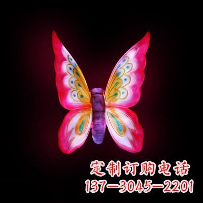 甘肃红发蝴蝶 小号发光雕塑