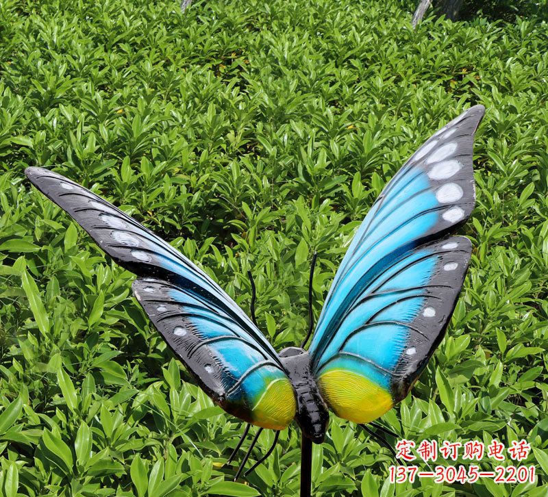 甘肃玻璃钢蝴蝶雕塑
