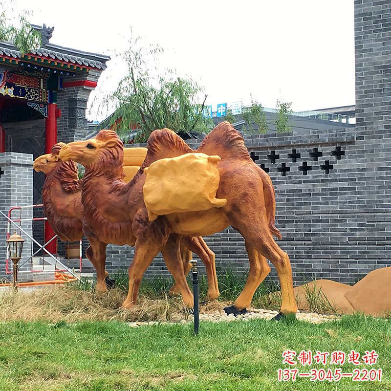 甘肃集萃精美的骆驼雕塑