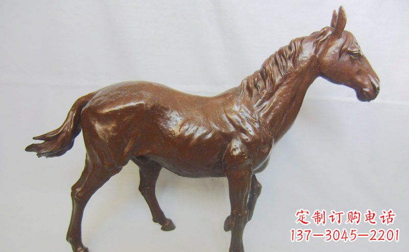 甘肃仿真马铸铜动物雕塑