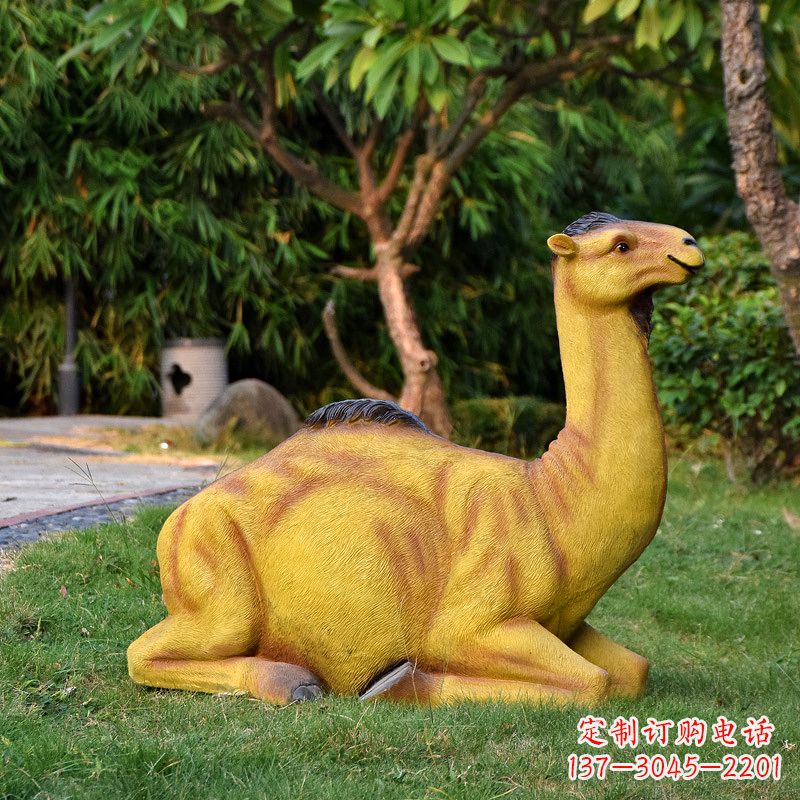 甘肃艺术精美的骆驼雕塑