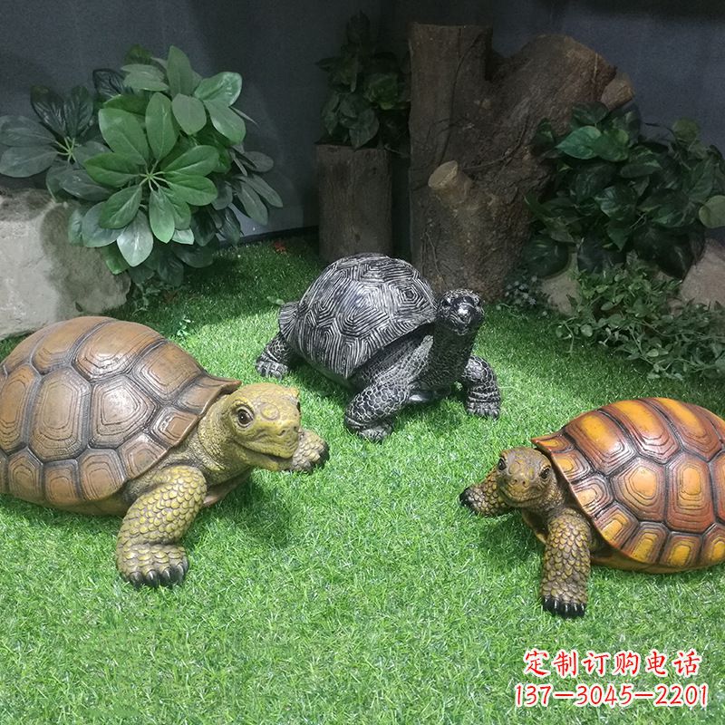 甘肃仿真乌龟花园庭院水景池塘装饰雕塑