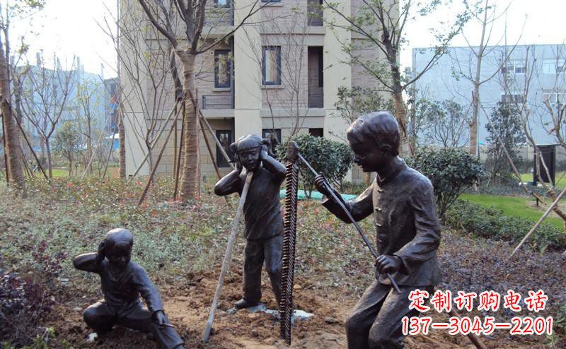 甘肃中领雕塑 | 为儿童景观带来美好的铜雕塑