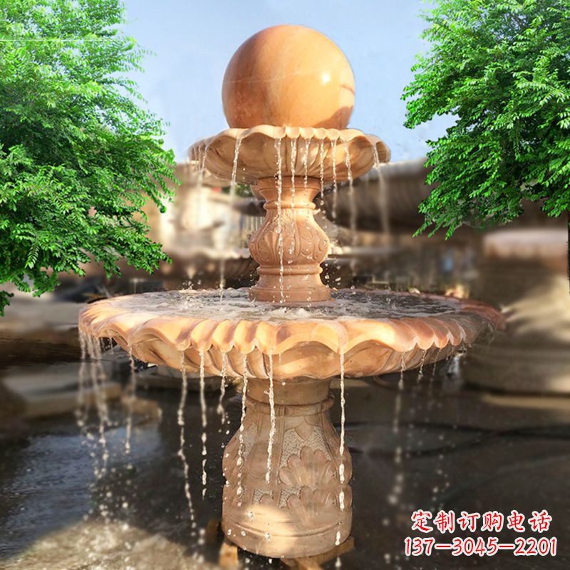 甘肃精致别致的风水球雕塑