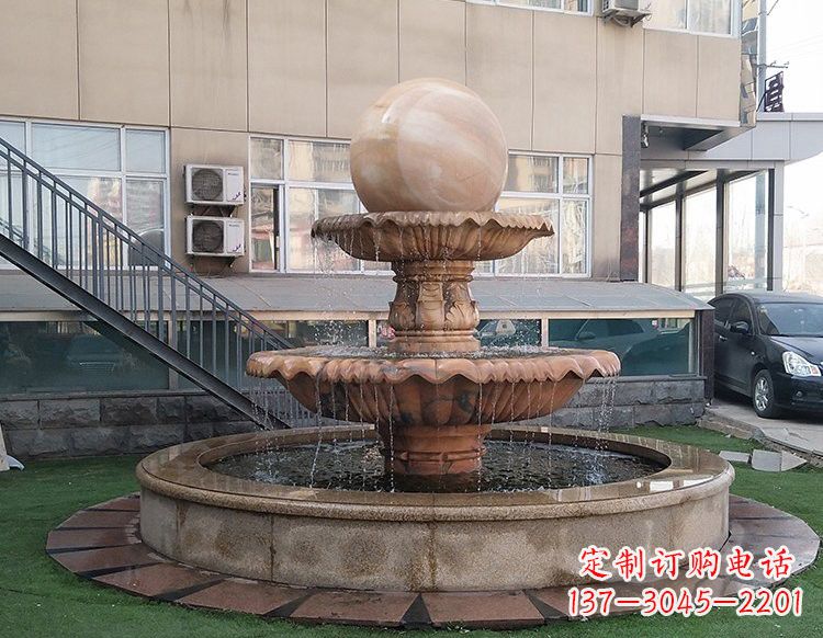 甘肃独特的风水球石雕