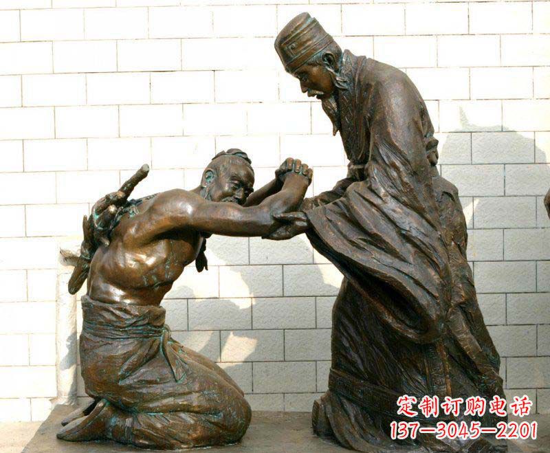 甘肃中领雕塑——传承古代文化的名人铜雕