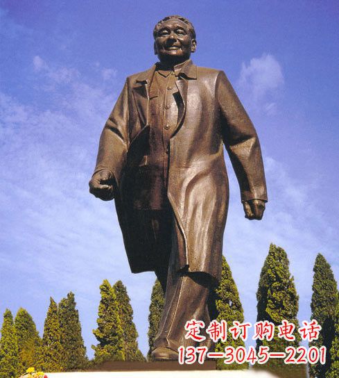 甘肃革命家邓小平铜雕