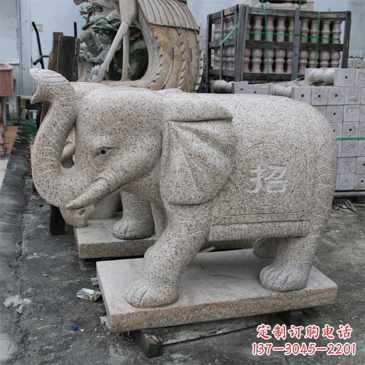 甘肃唯美大象雕塑