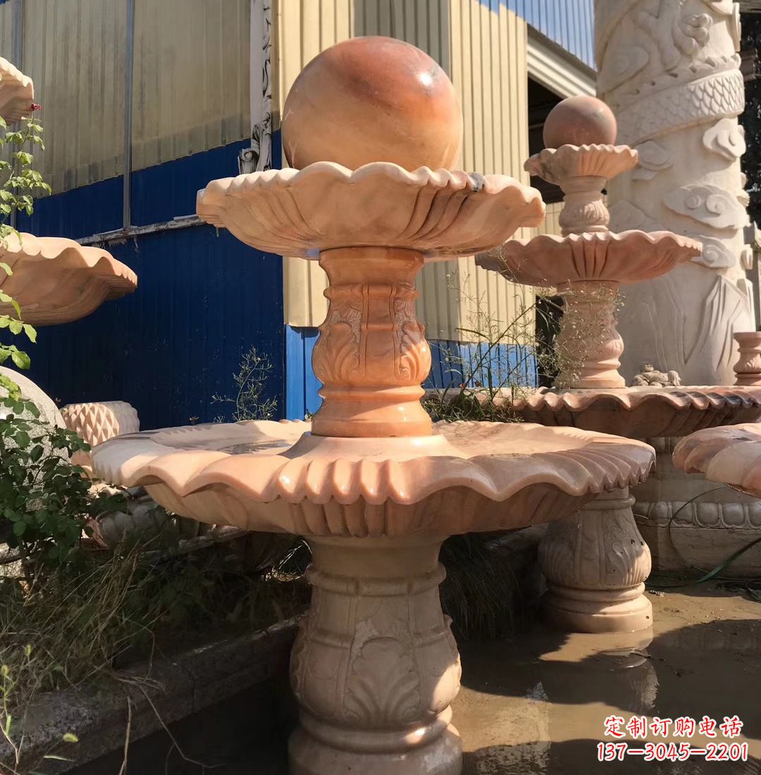 甘肃各类石雕风水球