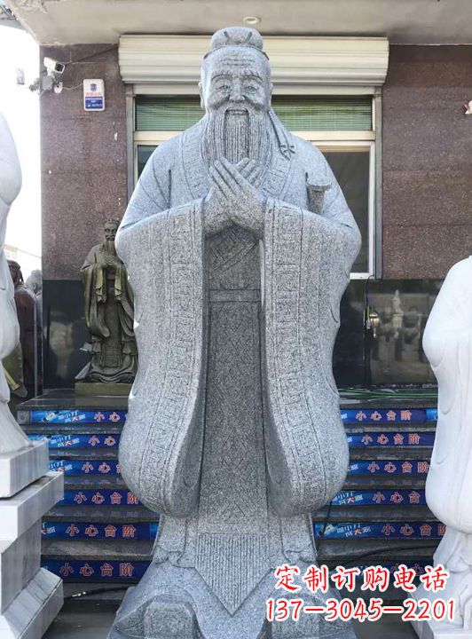 甘肃经典经典——传统孔子雕塑
