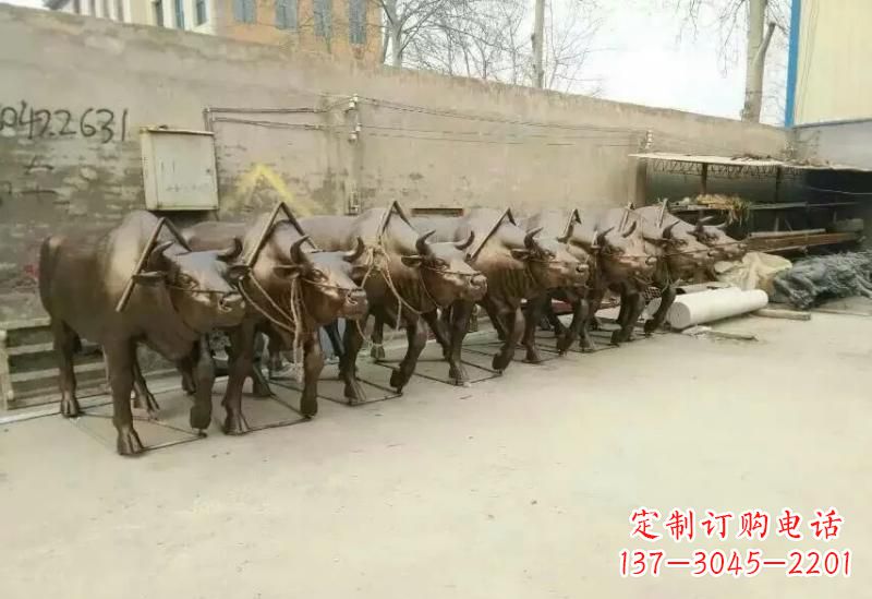 甘肃艺术之作,牛雕塑