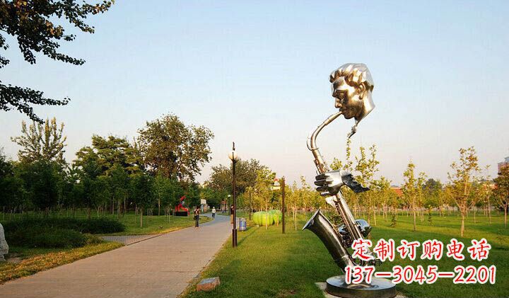 甘肃不锈钢萨克斯抽象雕塑