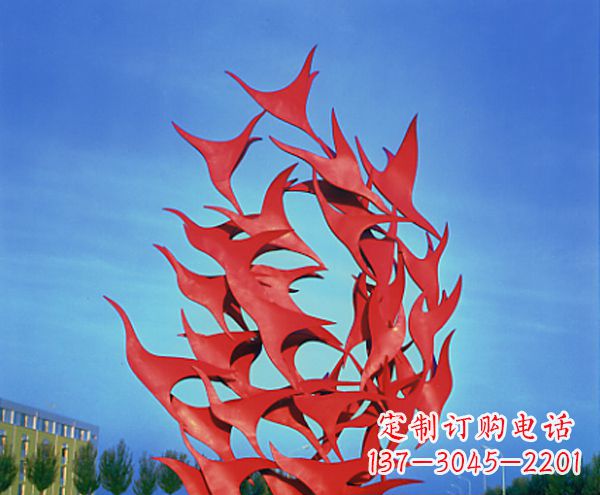 甘肃立体不锈钢大雁雕塑