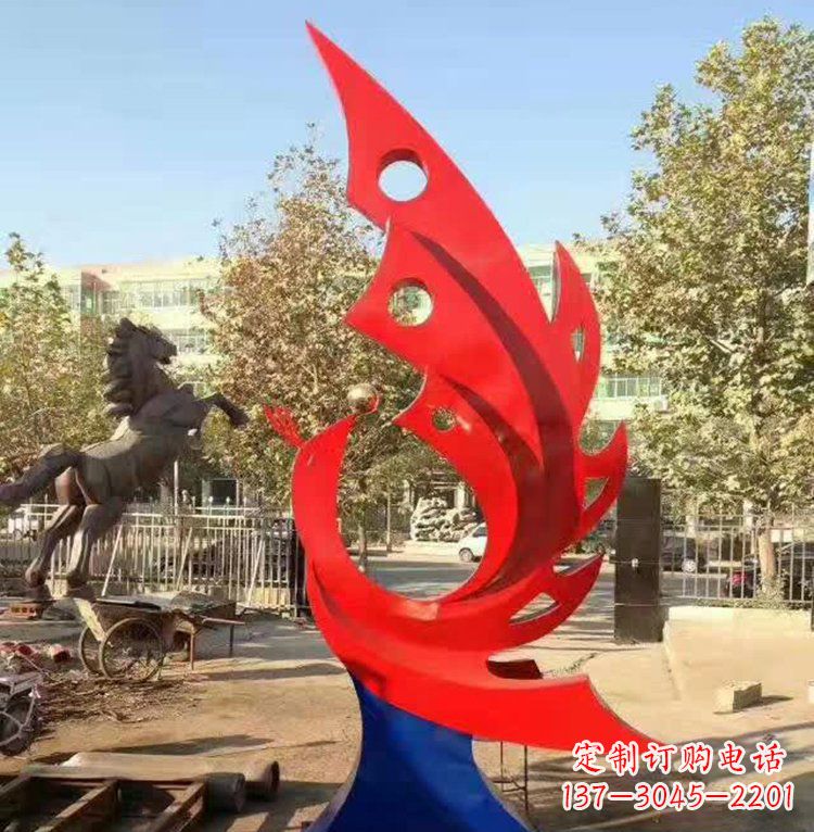 甘肃艺术精美的不锈钢凤凰雕塑