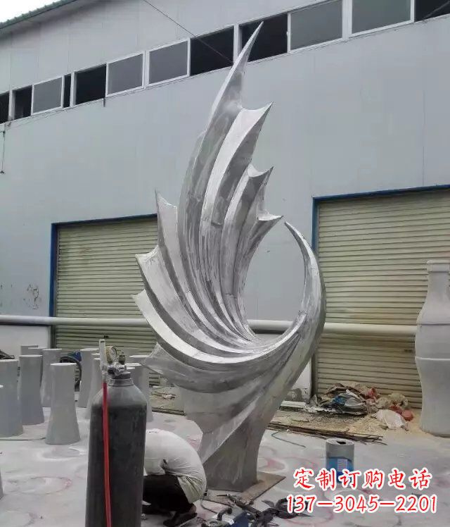 甘肃 不锈钢凤凰抽象雕塑